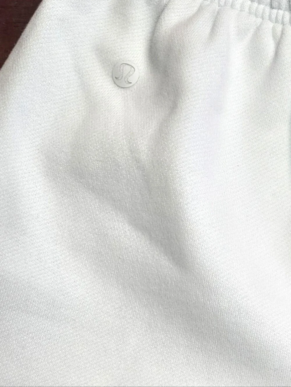 Lululemon Collegiate Logo Fleece Shorts XXS Icy Blue Preppy Athleisure